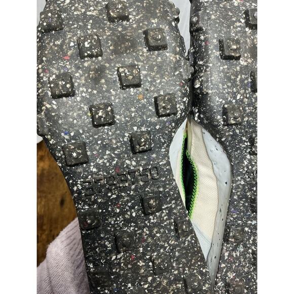 Women's 7 / Men's 5.5 - Nike Waffle Racer Crater Pale Ivory Green Low Sneakers - Picture 12 of 13